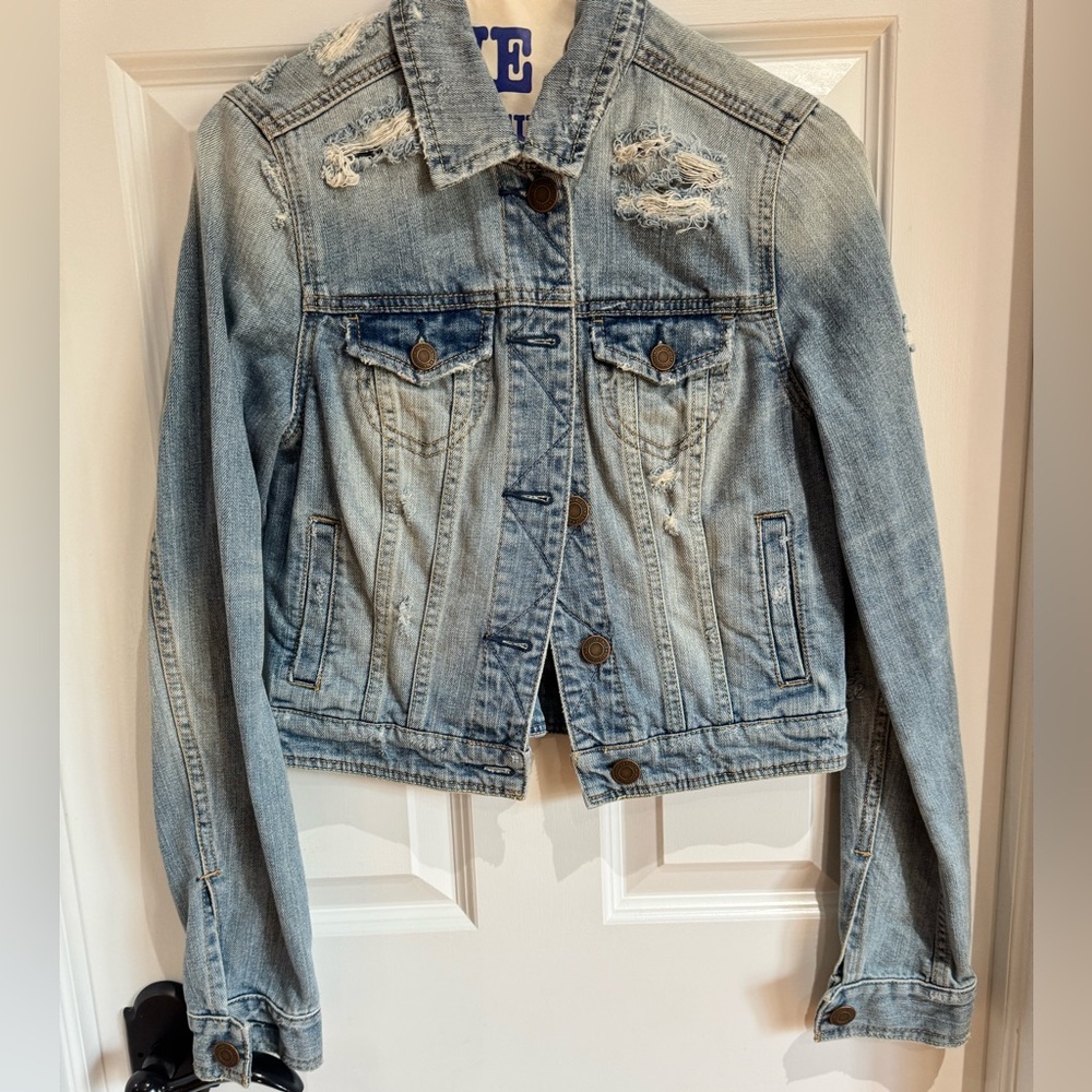 Distressed Denim Jacket